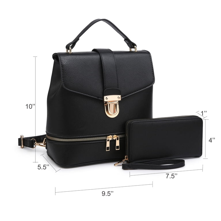 Double shoulder Leather Backpack Sa1cf471cec6d4df0bd5d42e1b736a  main image 4