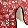 thumbnail image 6 of Dreamtimes Red Love Hearts Hallway Runner Rug 2'x6' Kitchen Rug with Rubber Backing Valentines Day Non Slip Entryway Rug Runner Washable Soft Area Rug for Hallway Bedroom Kitchen Decor, 6 of 6