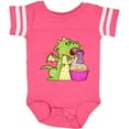 thumbnail image 3 of Inktastic Dragon Cupcake 1st Birthday Boys or Girls Baby Bodysuit, 3 of 5
