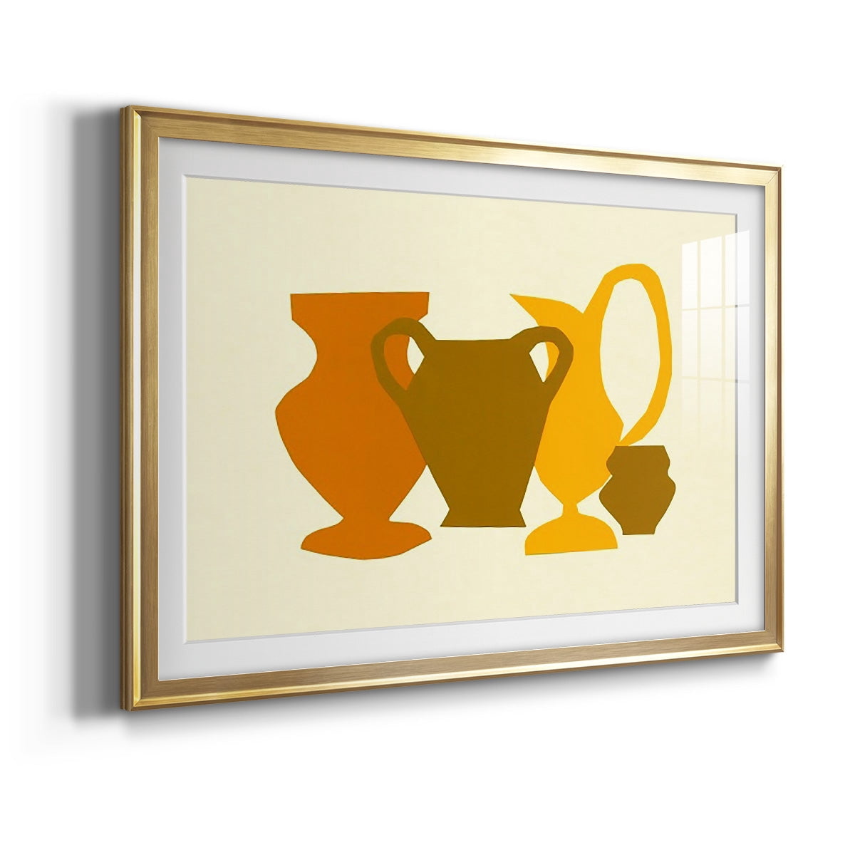 Posing Pottery II Premium Framed Print - Ready to Hang