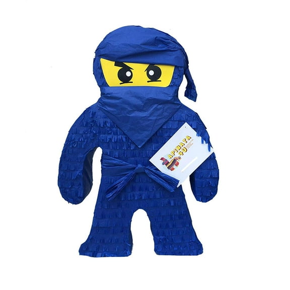 APINATA4U 20" Tall Blue Ninja Pinata great for Martial Arts Birthday Party Taekwondo Bday