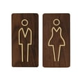 thumbnail image 4 of Men and Women Restroom Signage Universal Placard Thicken Bathroom Brand Restroom Sign Sturdy for Bathroom Mall Offices Hotel, 4 of 9