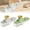 Creamy+Green, variant on Multipurpose Garlic Mincer And Garlic Crusher Easy Clean,2025 New Mini Ginger Garlic Grinding Planer Chopper Hand Press Vegetable Mandoline Cutter Tool with Container (Creamy)