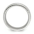 thumbnail image 7 of 925 Sterling Silver 6mm Brushed Fancy Band Ring Size 12, 7 of 7