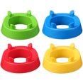 thumbnail image 1 of MasteelfCA 4pcs Ball Game Basketball Football Holder Stable Sports Ball Rack Plastic Universal Ball Base, 1 of 7