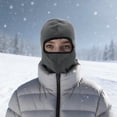 thumbnail image 4 of Unique Bargains 1 Pc Windproof Face Mask Hood Balaclava for Cycling Gray, 4 of 6