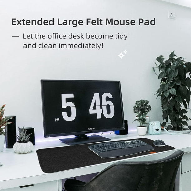 60 x 30cm Extra Large XL Desk Mouse Pad Mat Gaming Black White Grey