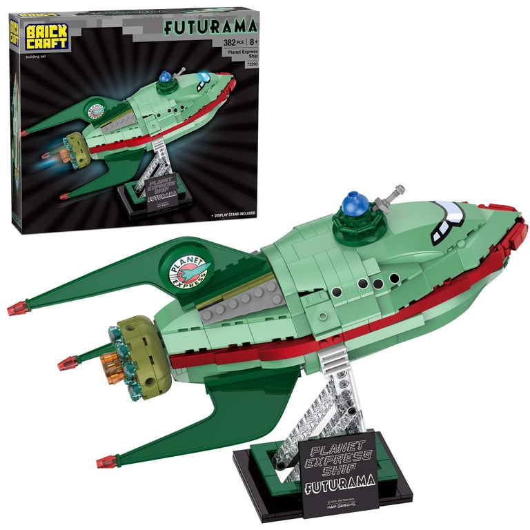 Brickcraft Futurama Planet Express Ship, 382 Pieces photo 1