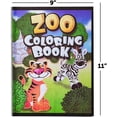 thumbnail image 2 of 18Pcs Zoo Animal Coloring Books Bulk for Kids - 9"x11" Animal Party Favors with Jungle Safari Animals and Activity Sheets for Goodie Bags, Classrooms and Themed Birthday Supplies (Pack of 18), 2 of 9