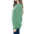thumbnail image 3 of Fleece Maternity Nursing Tops Sweatshirt Long Sleeve Breastfeeding Shirts Clothes for Women, 3 of 5