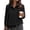 A1_Black, variant on Button Stand Collar Pullover Sweatshirt for Women Jacket Sweatshirts Buttons V Neck Long Sleeve Henley Pullover Sweatshirt Long Sleeve Sweatshirts Trendy Sweatshirts Gym Sweatshirt White 3Xl