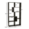 thumbnail image 5 of Mainstays Modern 8-Cube Bookcase, Espresso, 5 of 6