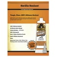 Gorilla 100 Percent Silicone Sealant Caulk, 2.8 ounce Squeeze Tube