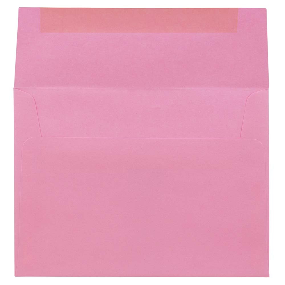 JAM Paper A7 Envelopes, 5 1/4 x 7 1/4, Pink, 250/Pack