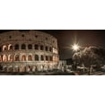 thumbnail image 2 of Frank, Assaf 14x8 Gold Ornate Wood Framed with Double Matting Museum Art Print Titled - Famous Colosseum in Rome, Italy, 2 of 4