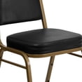 thumbnail image 6 of BizChair Hercules Series Adult Size Trapezoidal Stacking Banquet Chairs, Set of 4, Black, 6 of 13