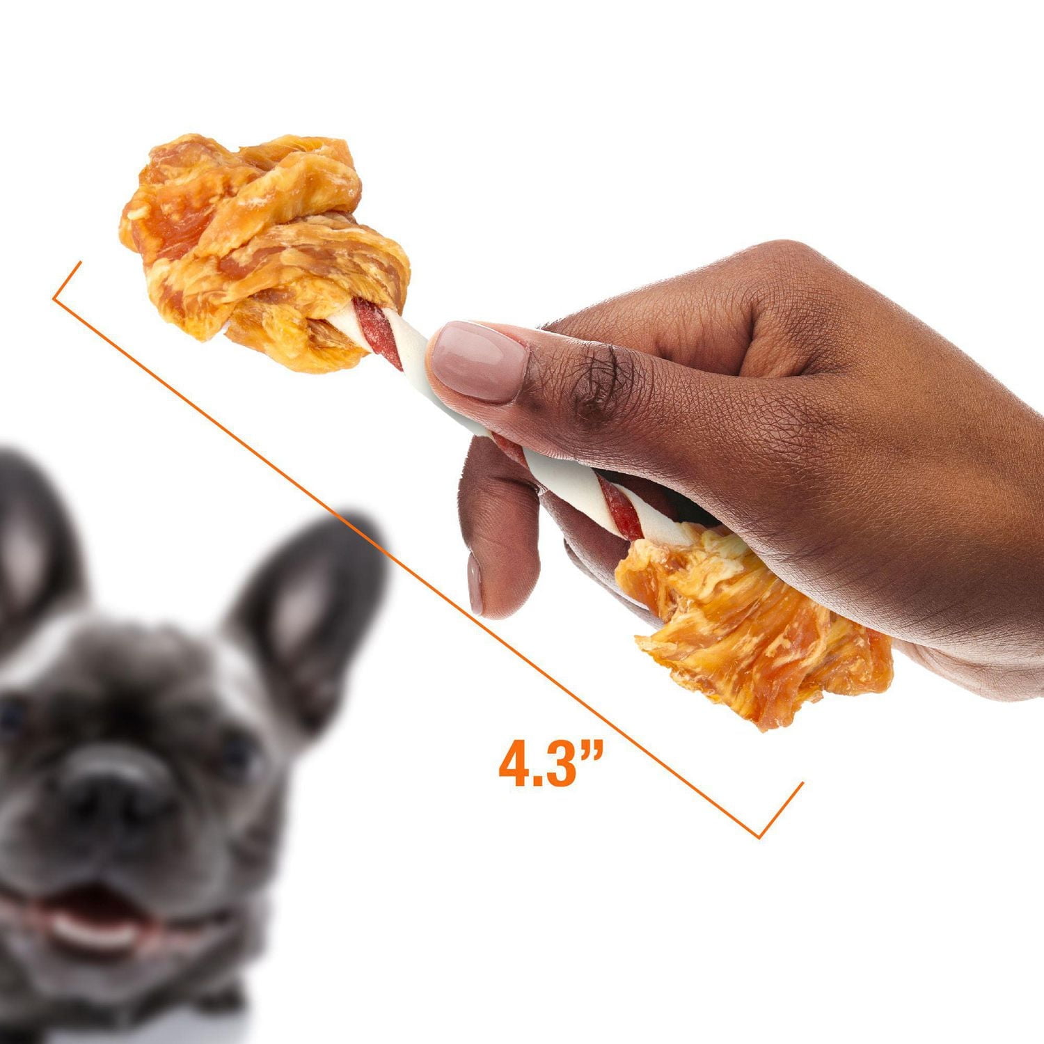 Good ’n’ Fun Sucettes Doubles Triple Saveur avec Poulet, Gâterie pour tous les chiens, 155g