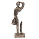 thumbnail image 1 of Figura creativa Estatua Resina Escultura Humana Colecciones Amigo Regalo Decorativo Dorado, 1 of 9