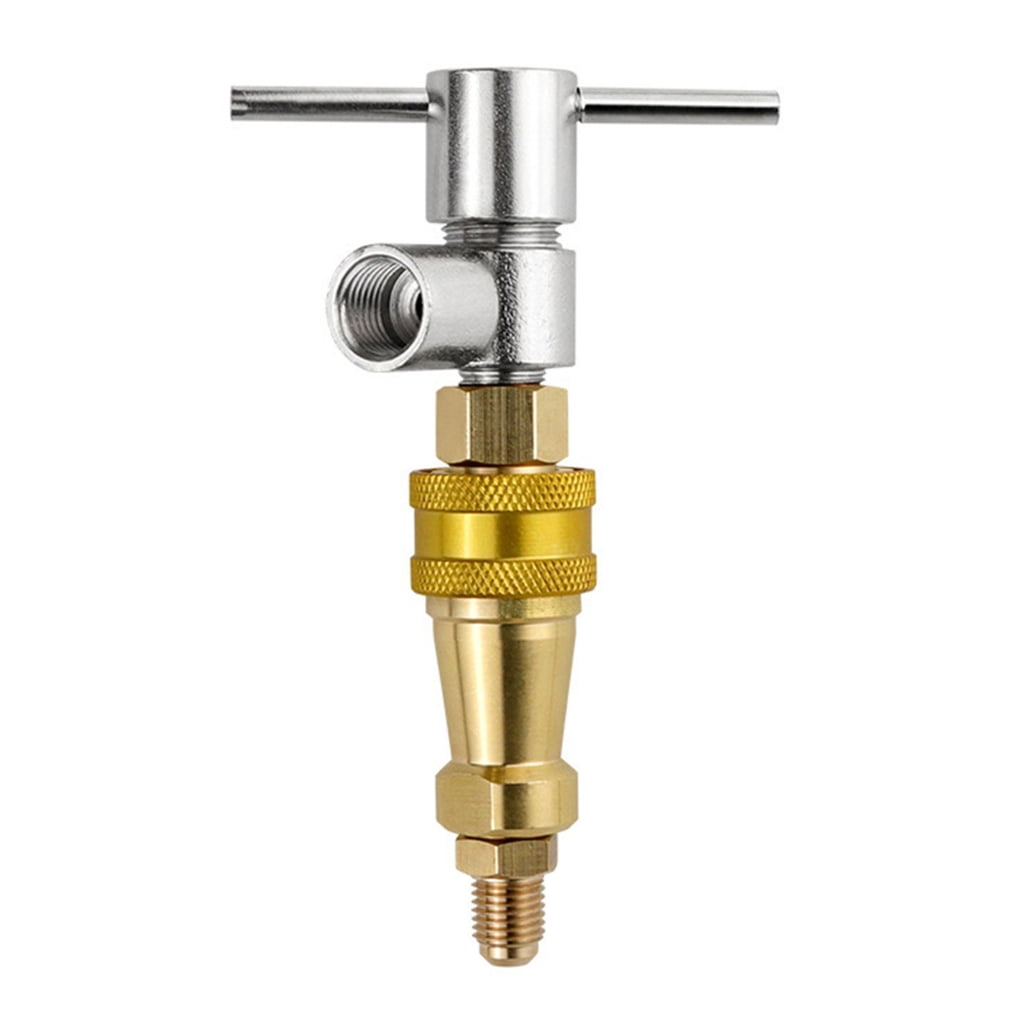 Whaledi Quick Coupling Fridge Refrigerants Refill Adapter Quick Connect Tool
