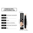 thumbnail image 3 of 3D Highlighting & Contouring Stick – Illuminating, Natural Shimmer – For Face Sculpting – 1pc, 3 of 7