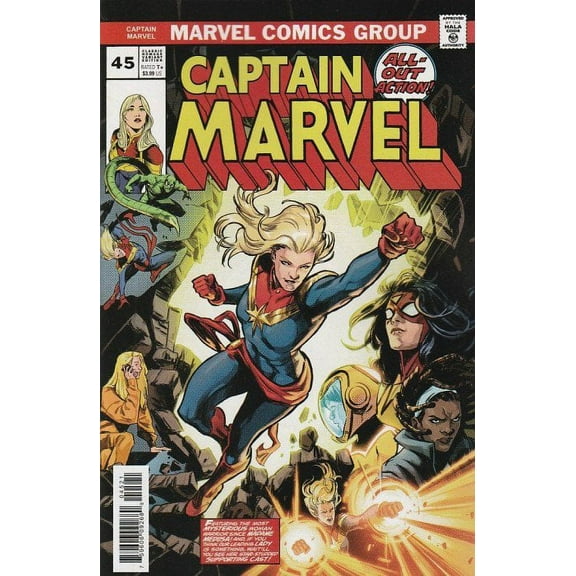 Captain Marvel (11th Series) #45A VF ; Marvel Comic Book