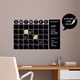thumbnail image 4 of hoja de pegatinas de pared autoadhesivas con diseño de calendario, calcomanía decorativa para pared, 4 of 5