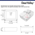 thumbnail image 4 of Lavabo de baño Deervalley DV-1V0048 Liberty Ceramic White, 4 of 9