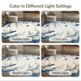 thumbnail image 7 of ODIKA 6'x9' Washable Area Rug Non-Slip, Easy Care, Rich Navy White Chinoiserie Medallion Floral Birds and Vines Vintage Scroll Design for Family Room, Living Mater Bedroom, 7 of 7