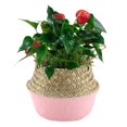 thumbnail image 4 of Organizador de armario plegable y cesto para macetas con diseño de flores de algas marinas, color rosa, 4 of 8