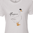 thumbnail image 4 of Inktastic French Goose Says Honque Women's T-Shirt, 4 of 5
