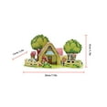 thumbnail image 3 of 3D Paper Assembly House Model Children DIY Paper Building Architecture Model Kids Early Educational Toy Type 1, 3 of 8