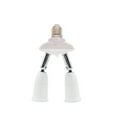 thumbnail image 2 of Kearding Divisor E27 220V 3A bombilla de lámpara convertidor adaptador de luz mejora soporte portátil de plástico accesorio de almacén Iluminación novedosa 1 a 2 Kearding HA059573-01, 2 of 6