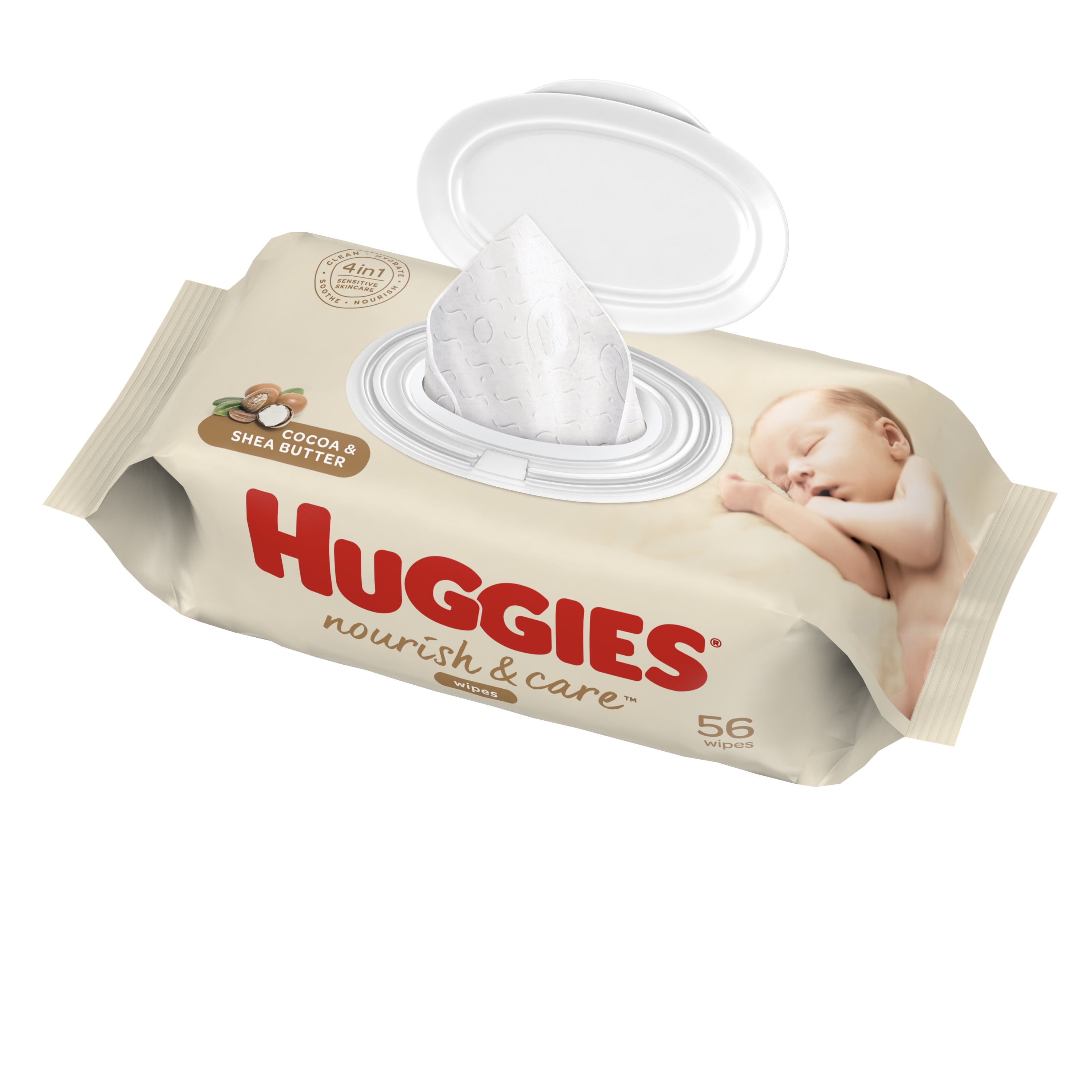 huggies nourish and care wipes
