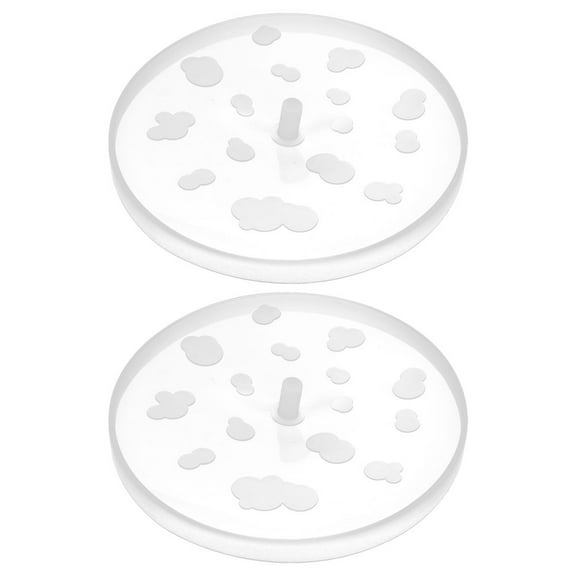 2pcs Popcorn Bowl Replacement Lid Microwave Popcorn Container Lid Popcorn Treat Box Lid Reusable Popcorn Makers Cover Popcorn Maker Bowl Part