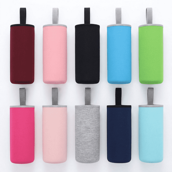 10PCS Glass Cup Insulated Sleeve with Handle, Suitable for Glass Cups, Thermos Mugs, etc.