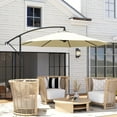 thumbnail image 2 of Outsunny 10’ Diameter Deluxe Patio Umbrella, 2 of 10