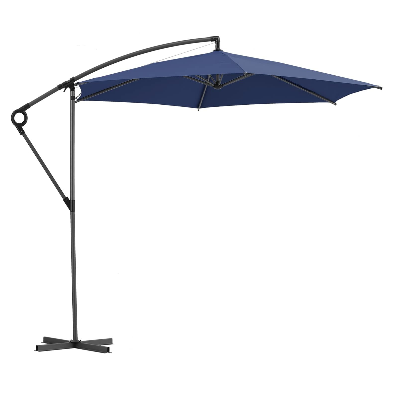 Gardesol 10FT Patio Umbrella, Fade Resistant Sunbrella With Sturdy Ribs