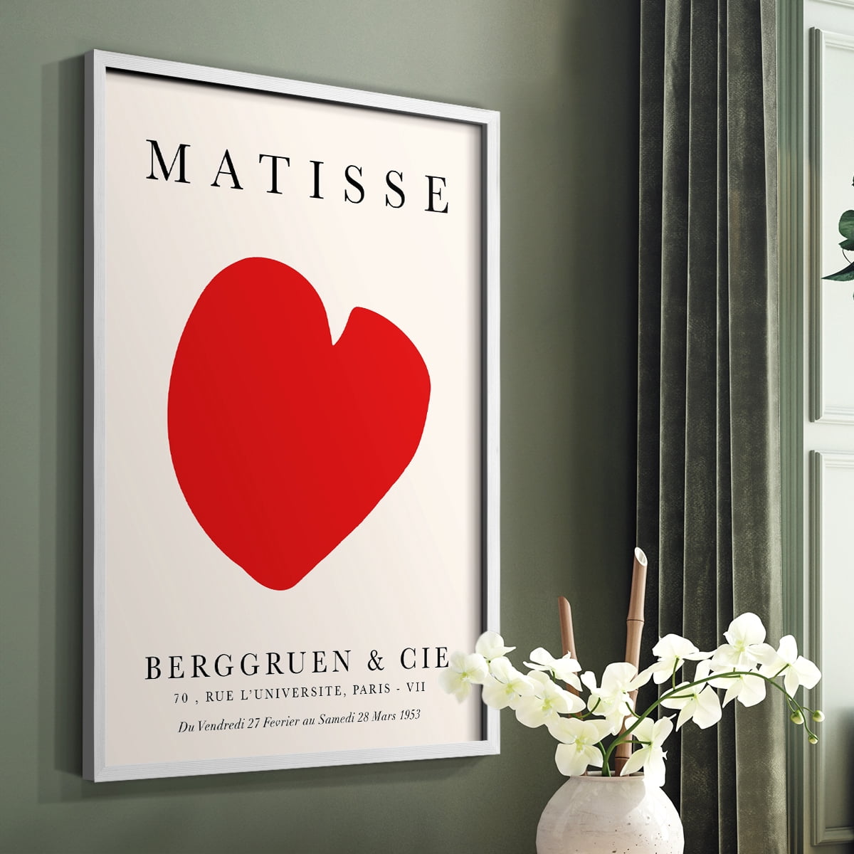 Matisse CCXVIII in Solid Wood 8 x 10 Framed Print