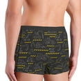 thumbnail image 3 of Uemuo Retro Excavator Pattern Men's Boxer Briefs,Trunk Anti-Chafing,Comfortable, Durable, and Stylish Underwear-Small, 3 of 9