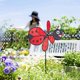 thumbnail image 2 of ZHAOCHENG Molino de Viento Ladybug, Decoración de Jardín, Balcón y Terraza, 76,5 x 36,5 x 51,5 cm, Para Plantar, Rojo/Negro, 2 of 5