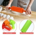 thumbnail image 5 of Mohdy Blue Silicone Rolling Pin,Silicone Rolling Pins for Baking Non Stick Rolling Pin Small Roller Pins for Dough Pizza Fondant Kitchen,Ergonomic Grip,Perfect for Home Bakers & Professional Use, 5 of 8