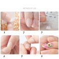 thumbnail image 3 of Uñas postizas de doble cara, 10 piezas/juego, cinta adhesiva de doble cara para uñas postizas, acabado de lujo, 3 of 5