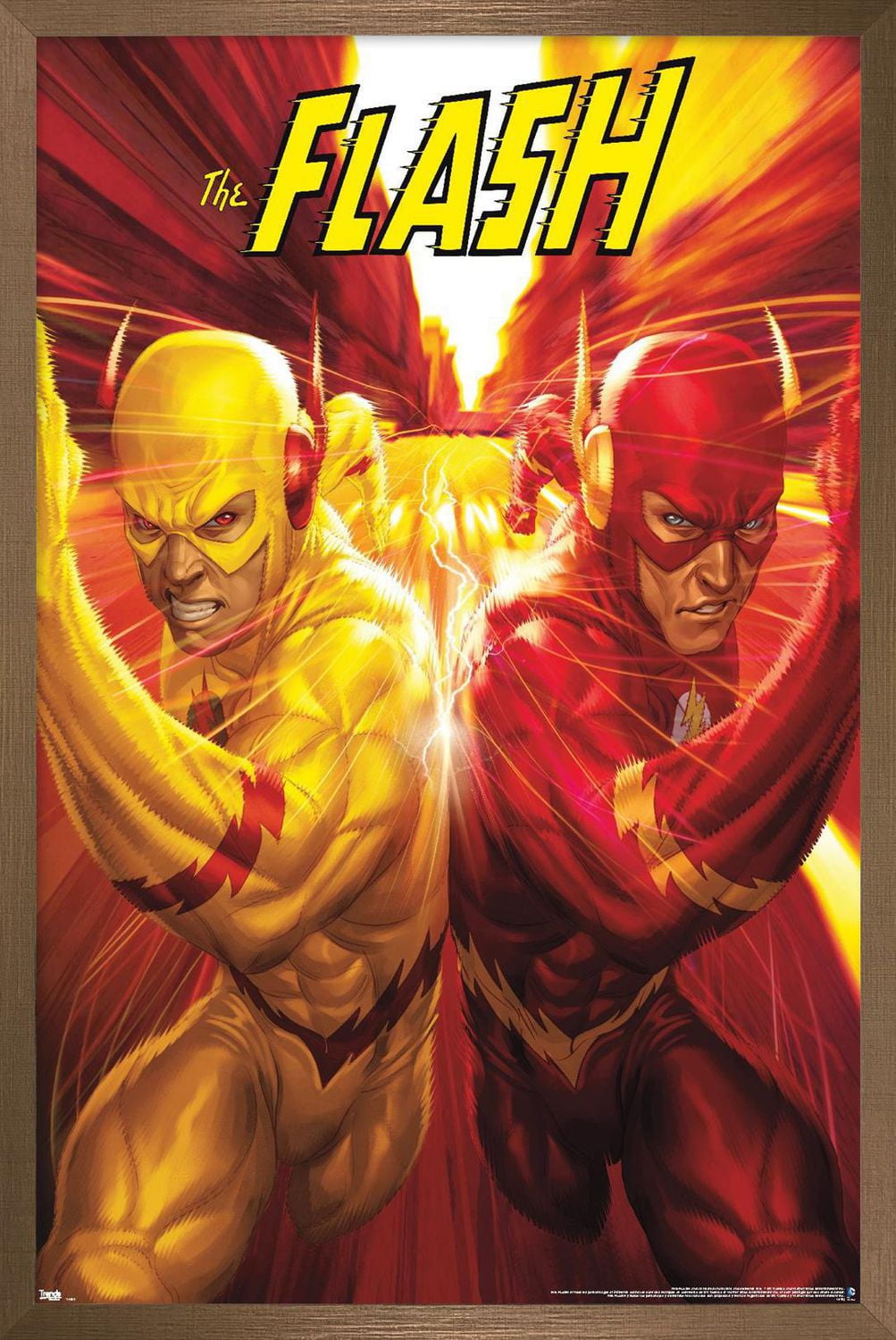 DC Comics - The Flash and The Reverse Flash - Race Wall Poster, 22.375" x 34"