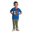 thumbnail image 3 of The Smurfs Kanji Rise and Grind Youth T Shirt Tee Boys Infant Toddler Brisco Brands 4T, 3 of 5