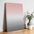 thumbnail image 3 of Canvas Wall Art Pink Gray Canvas Art Print Gradient Pictures Wall Decor for Living Room Bedroom Artwork Decorations Stretched Framed Ready to Hang 20"x30", 3 of 9