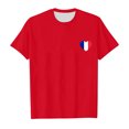thumbnail image 4 of TZEWGL T-Shirts For Kid Sport Prints Short Sleeve Round Neck Basic Blouse For Newborns size 3-4T, 4 of 5