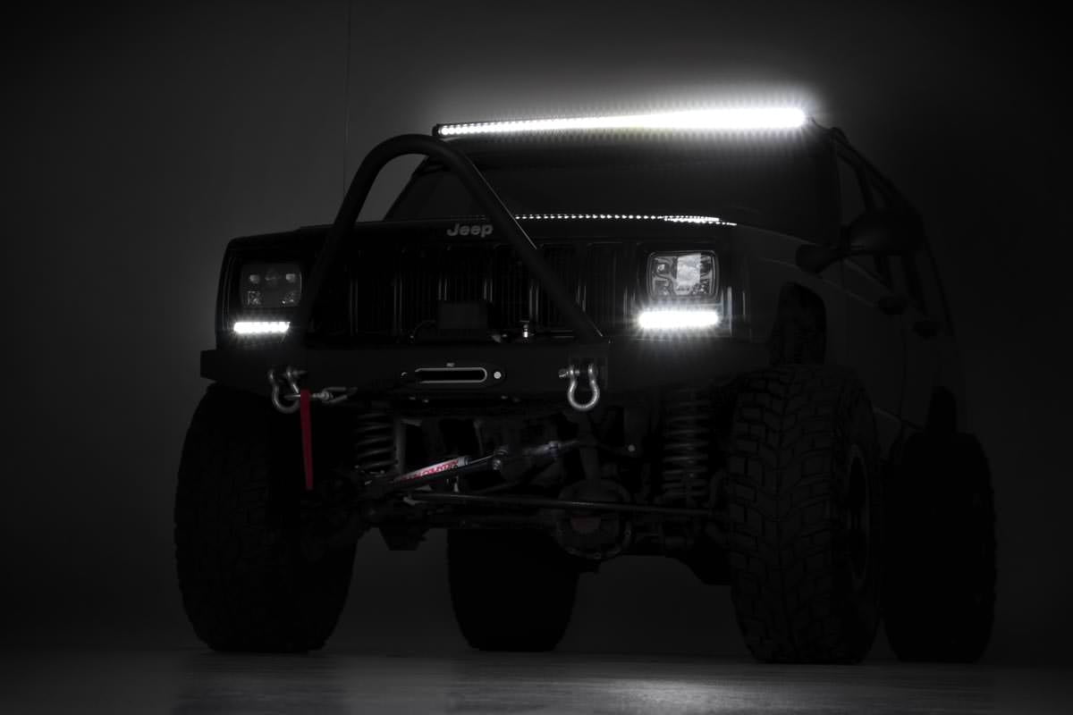 Rough Country 50" Black Series Curved Single Row CREE LED Light Bar - 72750BL