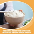 thumbnail image 7 of Raindrops 4Pcs Unbreakable Breakfast Bowls Reusable Oatmeal Salad Bowls Rice Bowls Cereal Bowls, 7 of 7