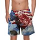 thumbnail image 1 of Pantalones Cortos de Cintura Elástica para Hombre, Día de la Independencia de los Estados Unidos, Pantalones Cortos de Bolsillo para Deportes de Playa, 1 of 5