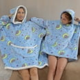 thumbnail image 2 of New Oversized Hoodie Blanket Winter Hoodies Fleece Giant Tv Blanket With Sleeves Pullover Oversize Family Hoody Sweatshirts, 2 of 4